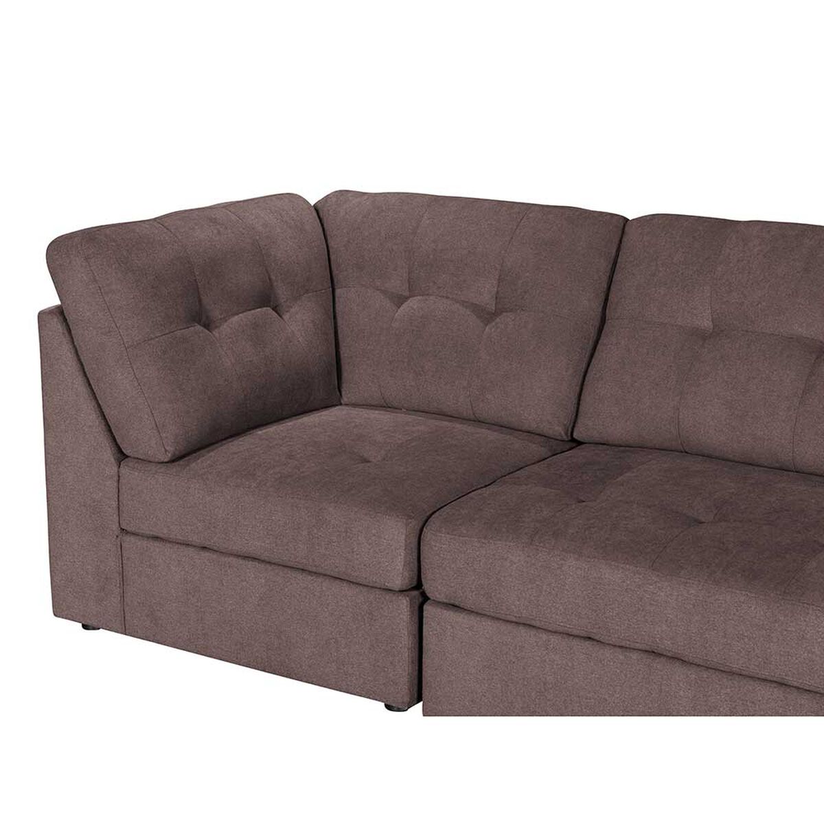 Sofá Modular Casanova New Barnet 4 Cuerpos Chocolate