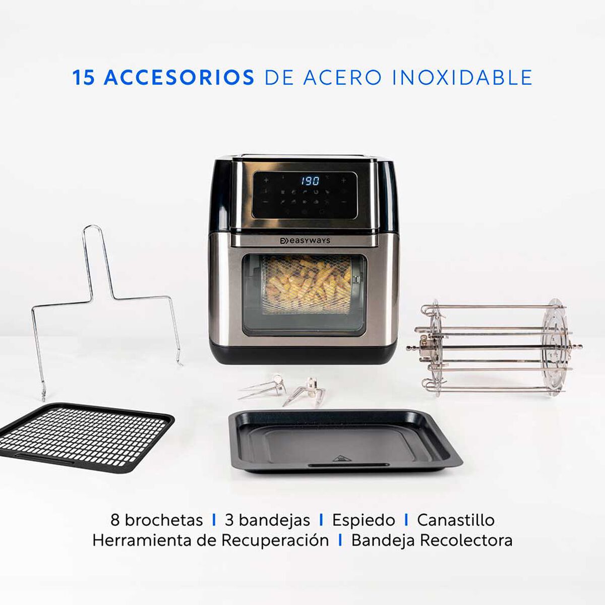Freidora de Aire EasyWays Air Fryer Full 10 lts.