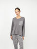 Pijama Algod&oacute;n Manga larga Mujer Portman Club