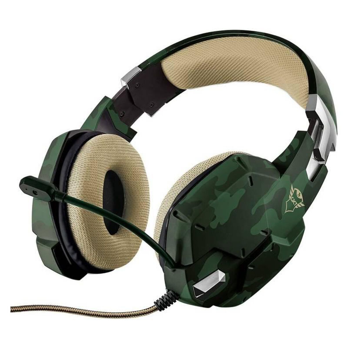 Audifonos Gamer Trust Gaming GXT 322C Camuflaje / Verde