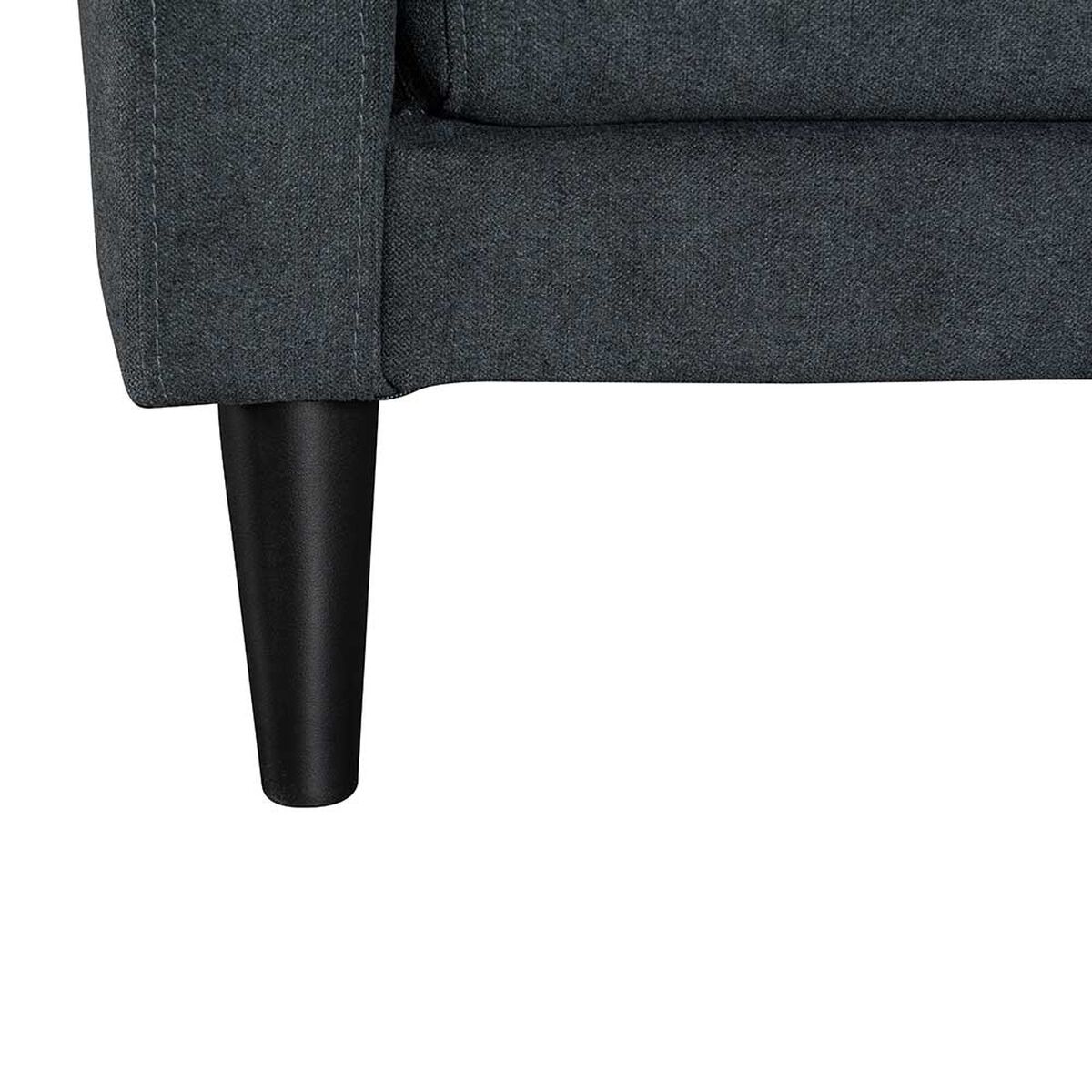 Seccional Izquierdo Casanova Amalfi 4 Cuerpos Gris