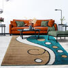Alfombra Modalfo Exclusive Figuras Turquesa 150x200 cm