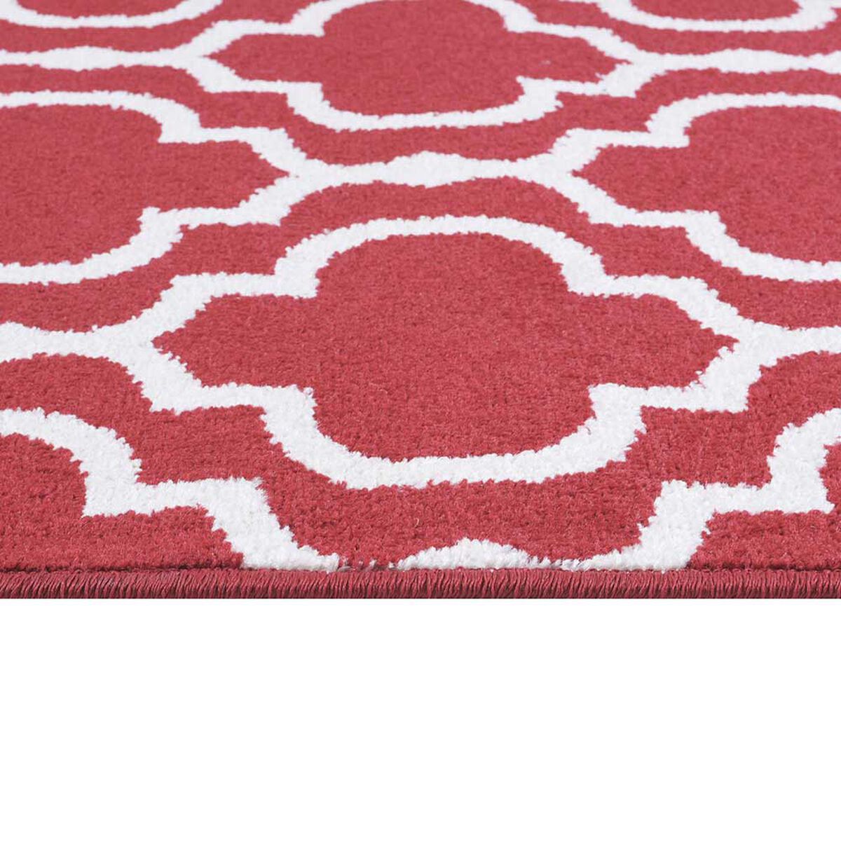 Alfombra Dib Kaleb 180 x 275 cm Rojo