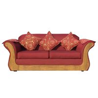 Sofá Almore Irlanda 2 Cuerpos Rojo