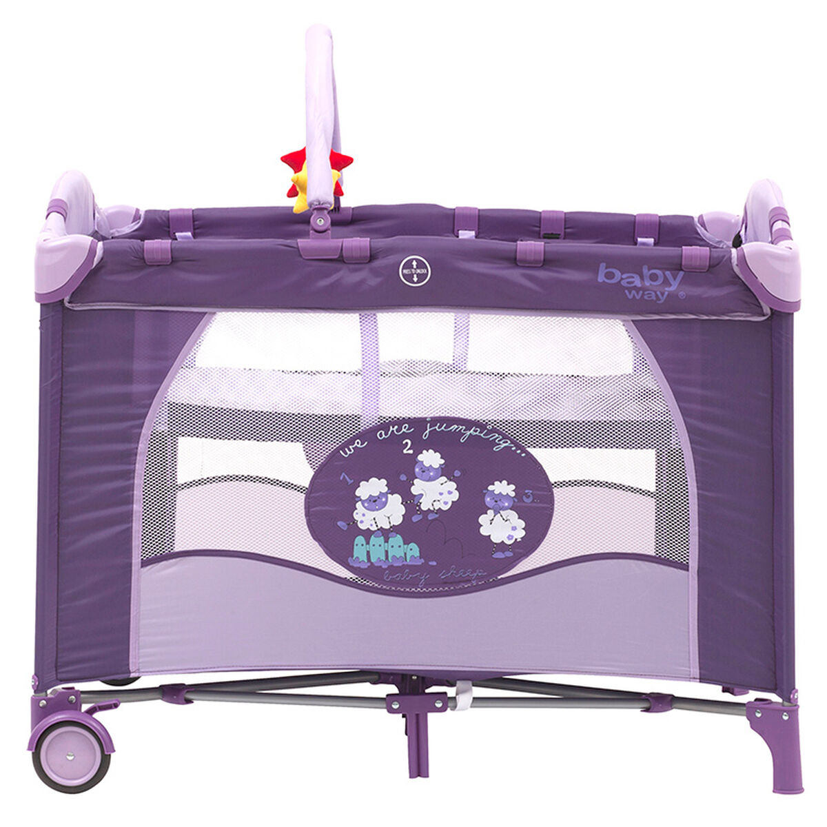 Cuna Pack & Play Baby Way Morado