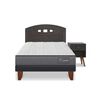 Cama Europea CIC 1,5 Plazas Anatomic + Respaldo + Velador Gales