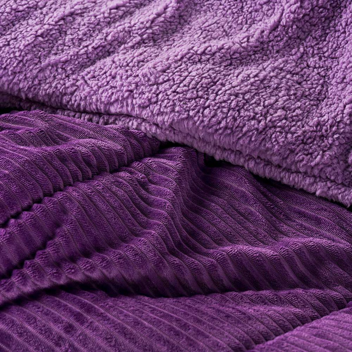 Plumón American Family 1,5 Plazas Morado Morado