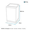 Lavadora Automática Mabe LMA8120WGCL0 18 kg.