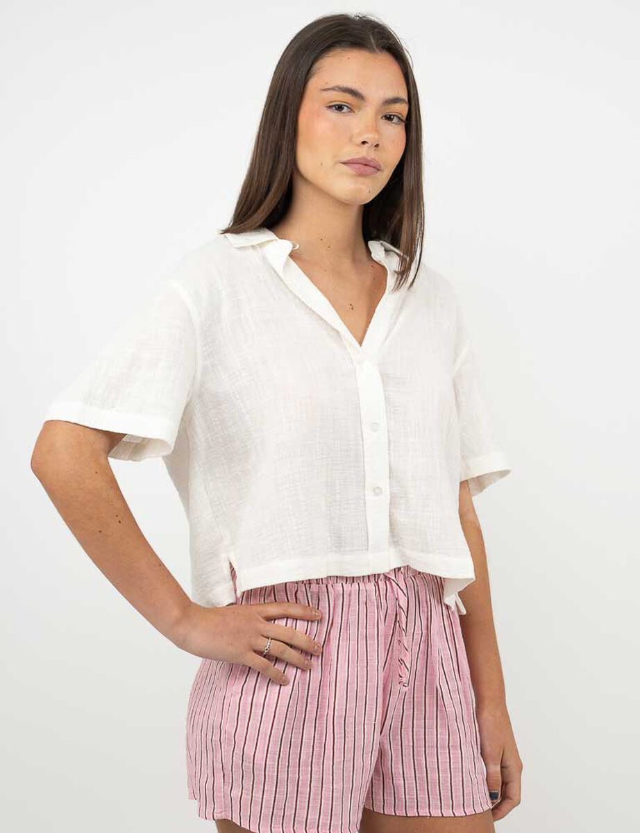 Blusa Manga Corta Mujer Icono
