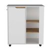 Mueble Microondas TuHome Soler 1 Puerta Blanco