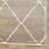 Alfombra de Pasillo Modalfo Florida Beige 70 x 230 cm