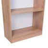 Estante TuHome Home E1 Macadamia Cart&oacute;n Blanco