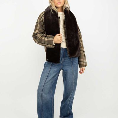 Chaqueta T&aacute;rtan Mujer Icono