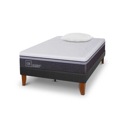 Imagen 2 del producto Cama Europea CIC 1,5 Plazas Ortopedic Advance + Almohada Viscoelástica