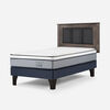 Combo Cama Europea Rosen 1 Plaza Indie BN + Respaldo Rachel