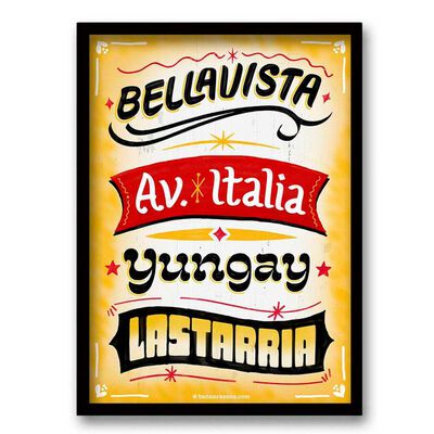 Imagen 1 del producto Cuadro Decorativo Retela Barrios 50 x 35 cm