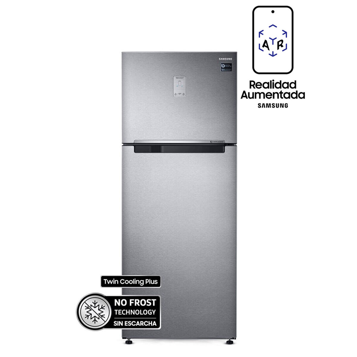 Refrigerador No Frost Samsung RT43K6231SL/ZS 430 lt