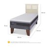 Cama Europea CIC 1,5 Plazas Ortopedic Advance + Respaldo Torino Alpino