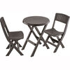 Set de Terraza Rimax Plegable 2 Sillas Wengue