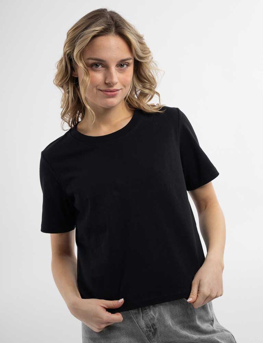 Polera Algod&oacute;n Manga Corta Mujer Icono