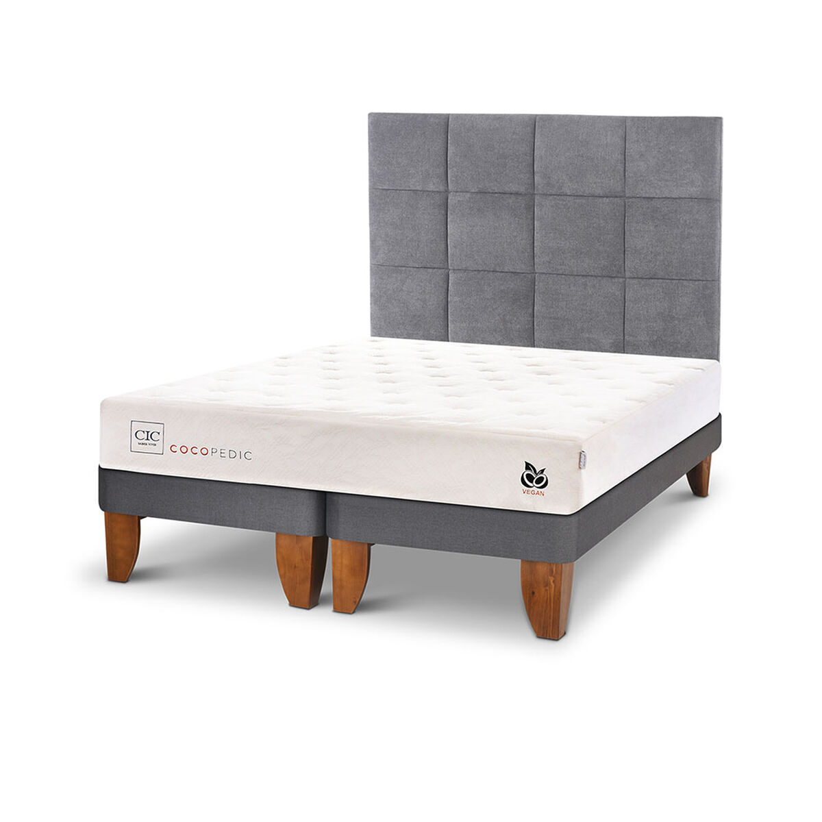 Cama Europea CIC Base Dividida 2 Plazas Cocopedic