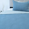 Quilt Doral Hotpress Bi-Color 1,5 Plazas Azul-Gris