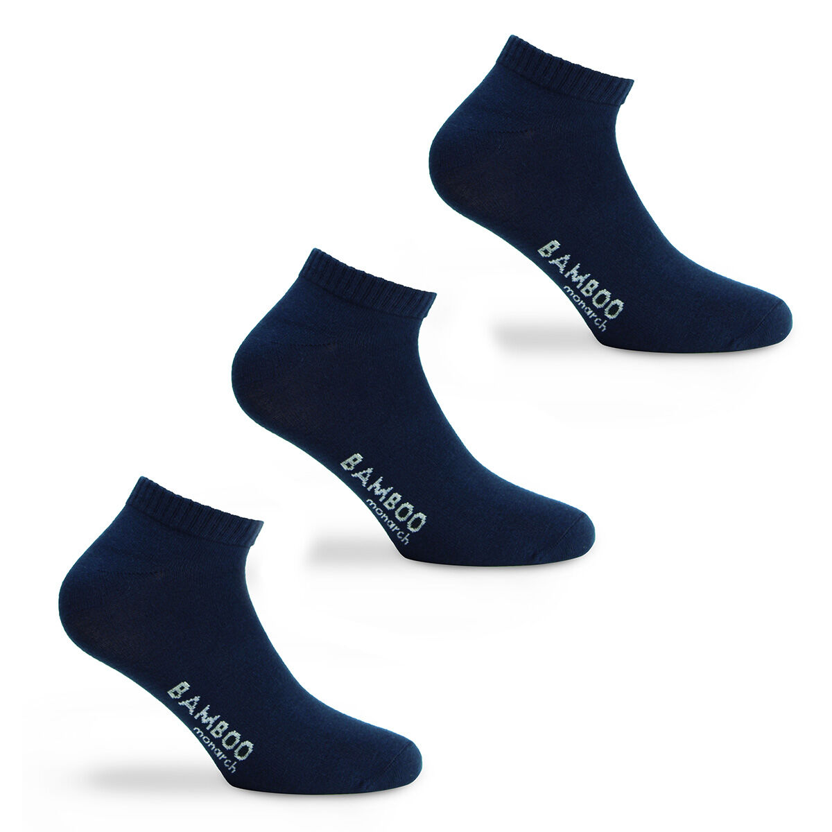 Pack 3 Calcetin Deportivo Bamboo Unisex Monarch