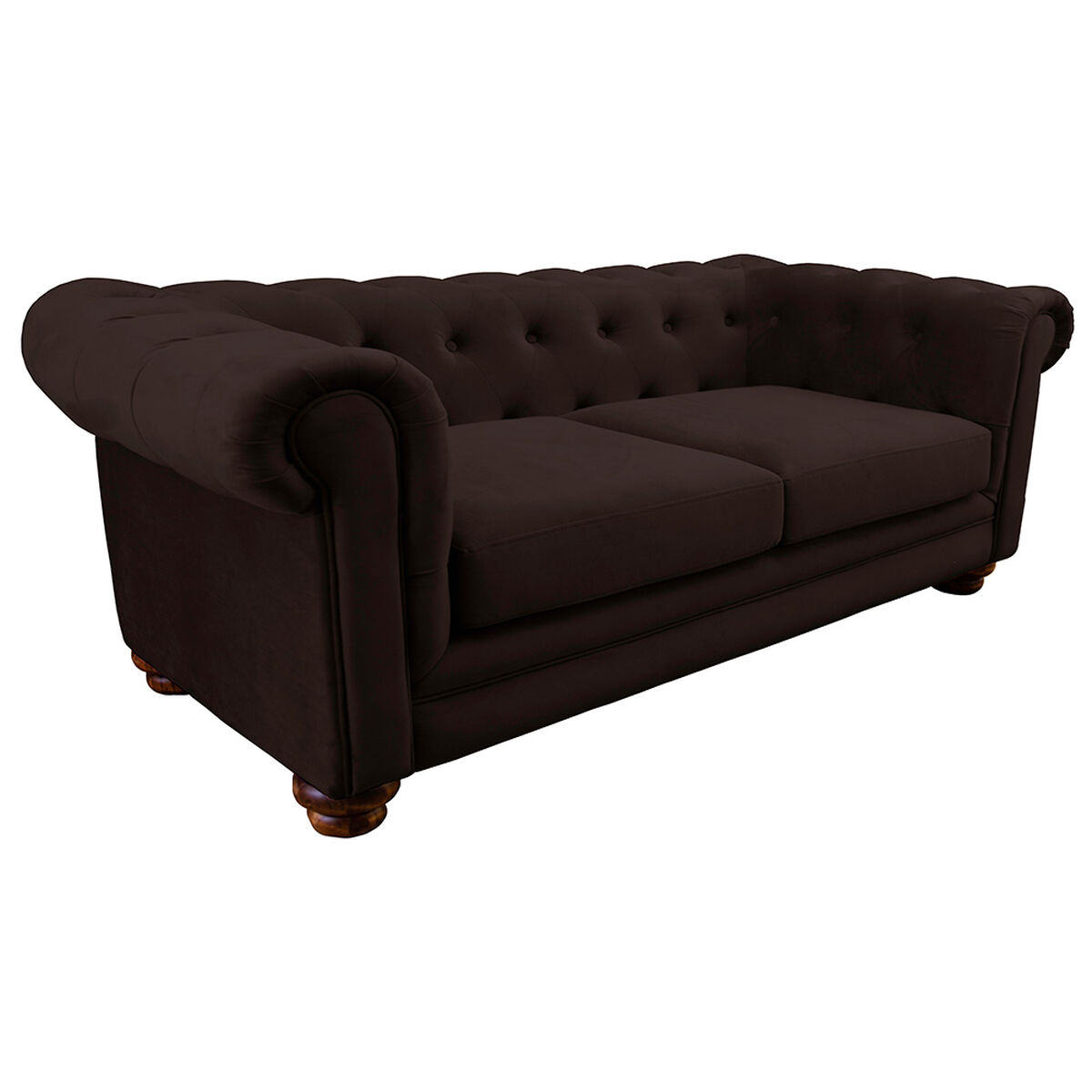 Sof&aacute; Latam Home Florencia 3 Cuerpos Chocolate