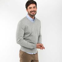 Sweater Hombre Zibel Gris, Navy, Negro
