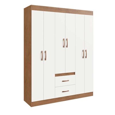 Closet Amuv Closet 6 Puertas Blanco