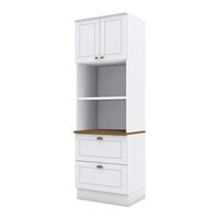 Mueble de Cocina Home Mobili Americana 2 Cajones 2 Puertas Blanco