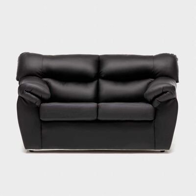 Sofá Cabsur Zeus 2 Cuerpos PU Negro