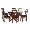 Juego de Comedor Latam Home Alicante 6 Sillas Negro