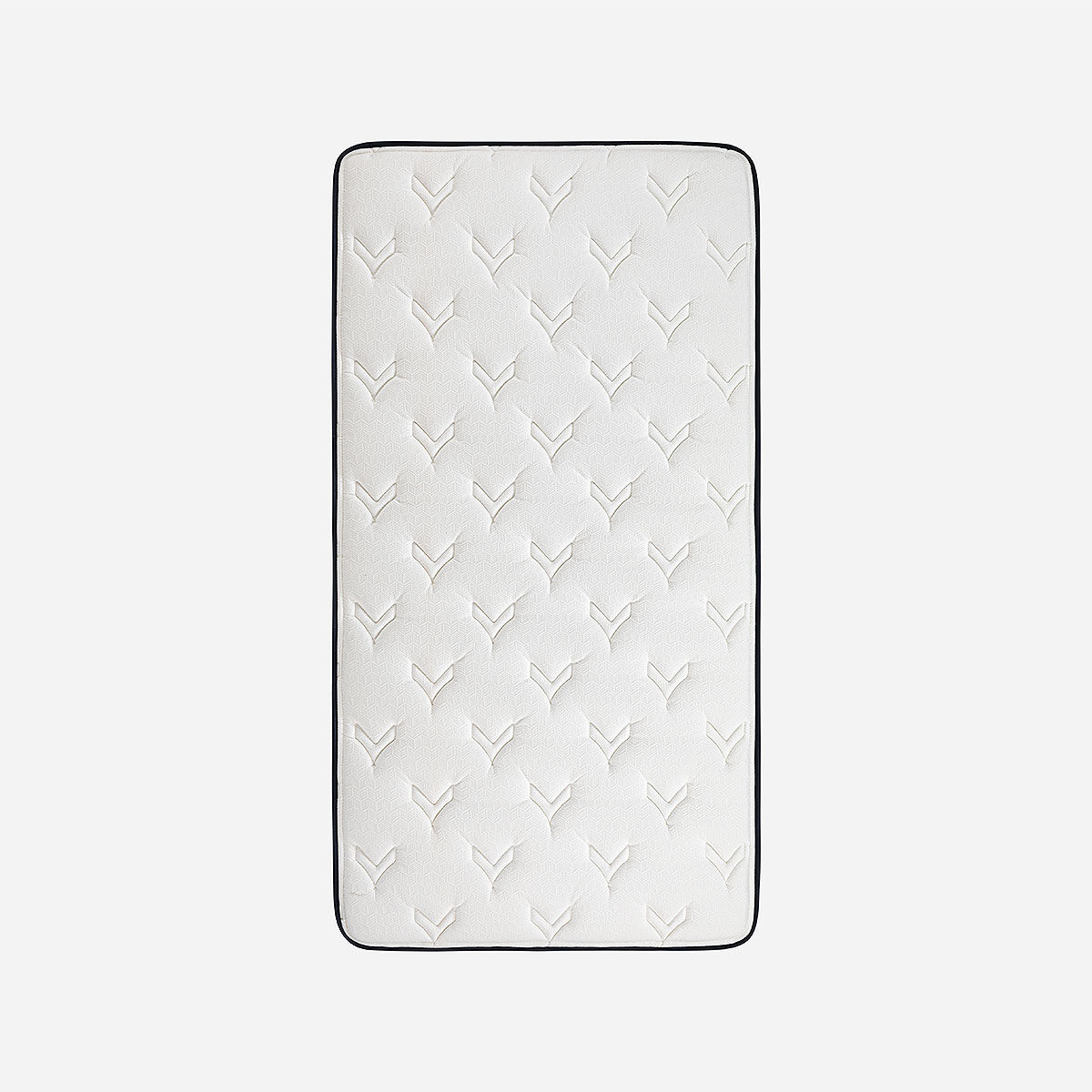 Combo Cama Europea Rosen 1,5 Plazas Indie BN + Respaldo Rachel