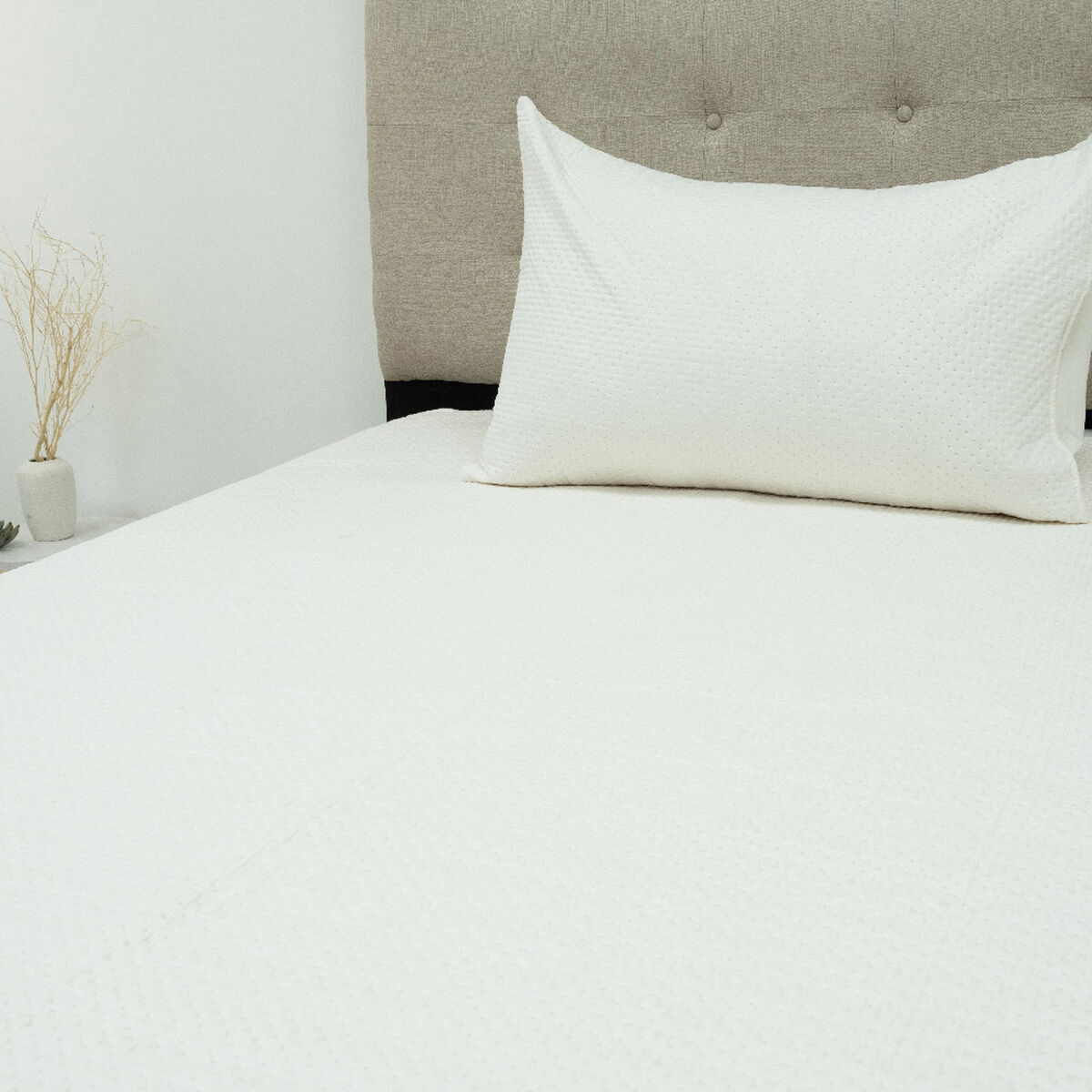 Quilt Doral Boston Lumina 1,5 Plazas Blanco