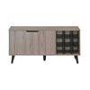Rack TV Mobikit Kazan Hasta 50" Roble Santana Negro