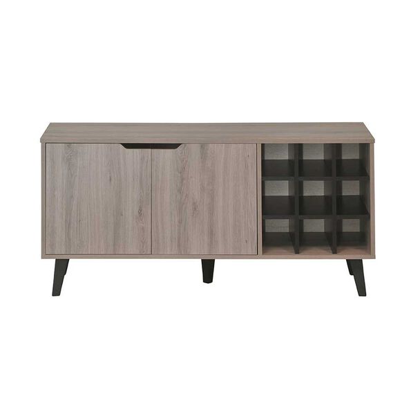 Rack TV Mobikit Kazan Hasta 50"" Roble Santana Negro