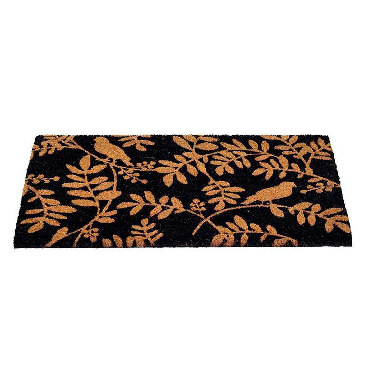 Limpiapi&eacute;s Idetex Coco Leaves 60 x 120 cm Negro