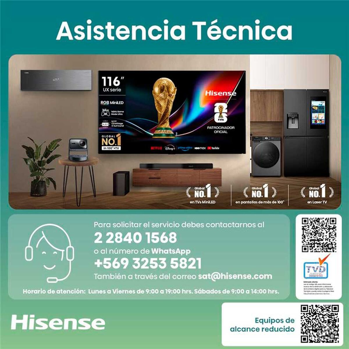 LED 40" Hisense Full HD 40A4NV