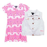 Vestido de Algodón Niña Limited Too Multicolor