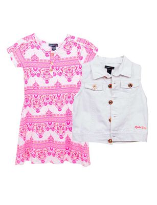 Imagen 1 del producto Vestido de Algodón Niña Limited Too Multicolor