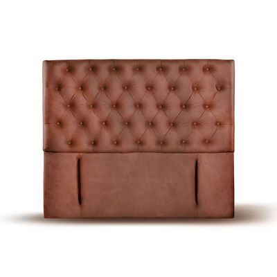 Imagen 1 del producto Respaldo Latam Home King Florencia Cuero Tabaco