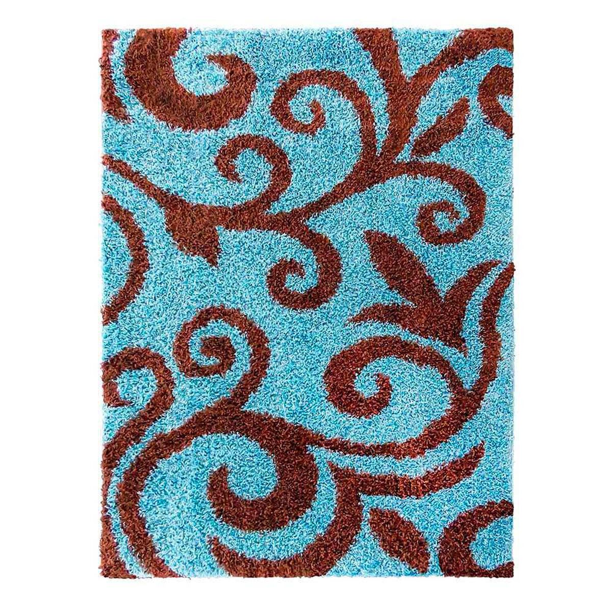 Alfombra Idetex Saggy Turquesa 133 x 180 cm