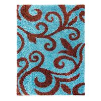 Alfombra Idetex Saggy Turquesa 133 x 180 cm