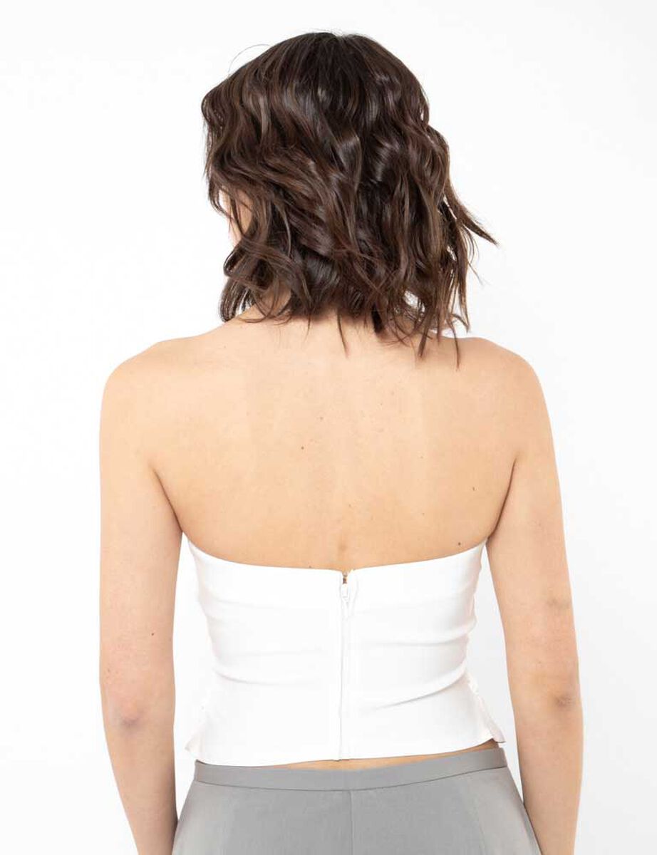 Polera Sastero Strapless Mujer Icono