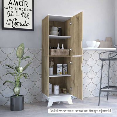 Imagen 2 del producto Mueble Alacena TuHome Bi Color Duna Blanco 2 Puertas