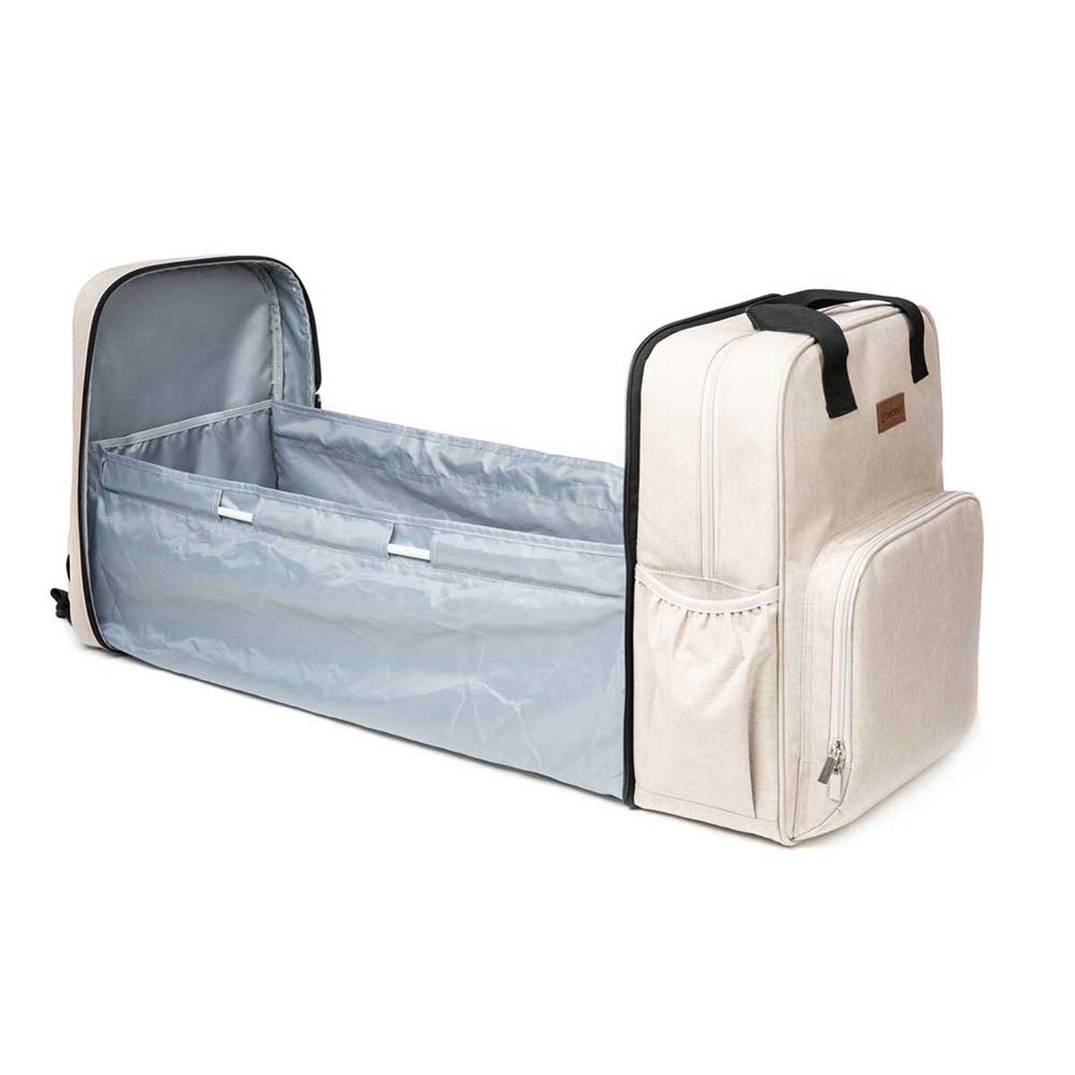 Bolso Maternal Pañalero Mudador Beige Bebesit