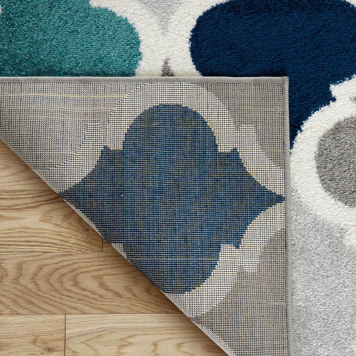 Alfombra Modalfo Florida 120 x 180 cm Turquesa