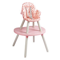 Silla de Comer Bebe Baby Desk 3&1 Rosa Bebesit