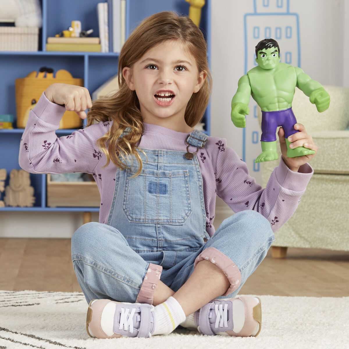 Figura de Acción Gigante Hulk Spidey & His Amazing Friends